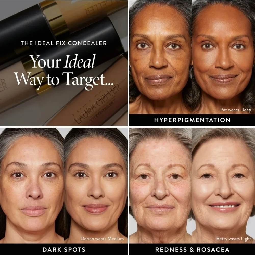 Laura Geller The Ideal Fix Concealer: Fair, 4ml, NIB